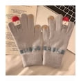 thumbnail image 2 of Fingerless Touchscreen Knitted Five Finger Warm Thermal For Winter Holiday Comfort, 2 of 3