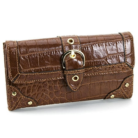Crocodile Clutch Wallet