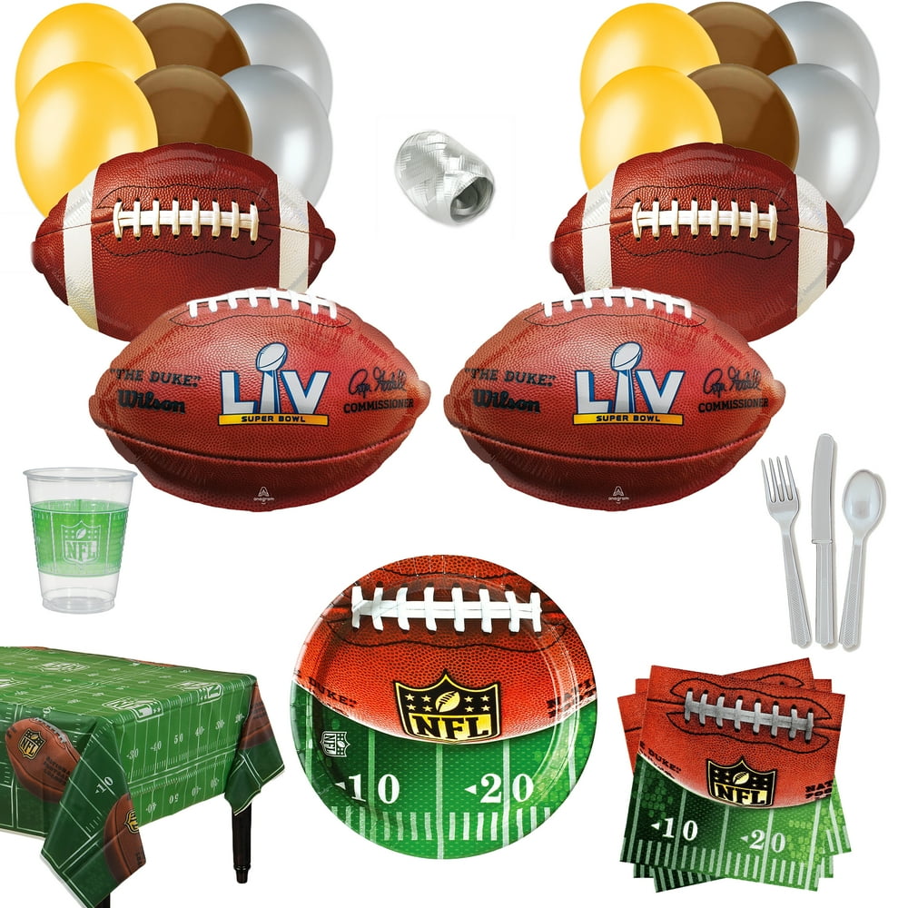 Super Bowl LV 55 2021 Party Supplies 66pc Decoration Party Pack, 8