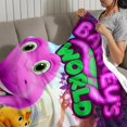 thumbnail image 3 of Barney and Friends-Anti-Pilling Flannel Blanket Soft Lightweight Plush Fuzzy Cozy Luxury Blanket for Home and Kitchen Use – Perfect for Kids and Adults 32''*48''(80cm*120cm), 3 of 6