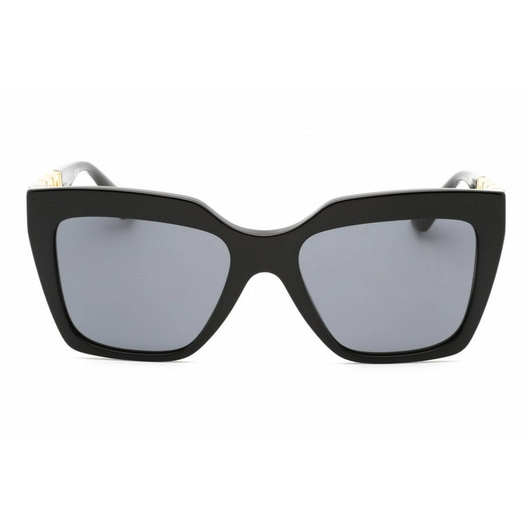 サングラス VERSACE Woman Sunglasses Black 0VE4418 GB1/87 Versace Women's Black Square Sunglasses 56mm VE4418 GB1/87