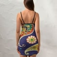 thumbnail image 4 of Ladies Elegant Sling Sleeveless Sexy Dress paisley, 4 of 6