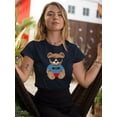 thumbnail image 2 of Fashion Bear Cool Boy T-Shirt Women -Image by Shutterstock, Female XX-Large, 2 of 4