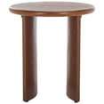 thumbnail image 2 of Safavieh Alanka Traditional Wood Round End Table, Walnut, 2 of 9