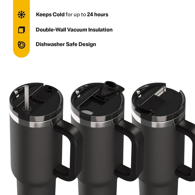 Gobelet Isotherme RTIC 64 Oz Double Paroi - Lavande - Couvercle Étanche & Paille