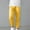 Yellow, variant on Cethrio Girls Cotton Sweatpants, Casual Elastic Bottom Running Elastic Waist Summer Joggers Hot Pink Size 10-12