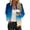 Light Blue, variant on Women's Zip Up Jackets Fashion Gradient Color Crewneck Sweatshirt Zip Pocket Fall Winter Coats Loose Casual Long Sleeve Outwears Womens Tops