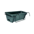 thumbnail image 2 of Maceta de balcón para , caja de ventana, jardinera colgante, jardinera, soporte de planta, maceta Rectangular, jarrón para exterior, balcón, Verde Sunnimix Maceta de balcón, 2 of 8