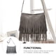 thumbnail image 5 of Bolso bandolera con flecos, bolso bandolera con borlas, bolso estilo western con flecos., 5 of 7