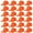 Orange, variant on 24 Pack Unisex Baseball Cap Bulk Wholesale Plain Blank Hat Adjustable Size Orange