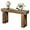 Rustic Brown, variant on LITTLE TREE 63-Inch Long Console Tables for Entryway, Large Sofa Table Behind Couch, Grey Wooden Entry Foyer Hallway Table, Industrial Console Sofa Tables for Living Room