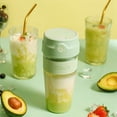 thumbnail image 1 of Batidoras recargables por USB Exprimidores de frutas Exprimidores portátiles Vaso Mini Licuadoras eléctricas portátiles rápidas Batidora Hielo Verde, 1 of 8