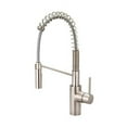 thumbnail image 4 of Pioneer Faucets 2Mt270 Motegi 1.5 GPM Single Hole Pre-Rinse Kitchen Faucet - Black, 4 of 4