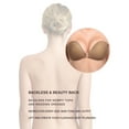 thumbnail image 3 of Wingslove Adhesive Bra Reusable Backless Strapless Push-up Silicone Invisible Sticky Bras for Backless Dress,Milk Coffee D, 3 of 9