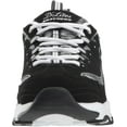 thumbnail image 2 of Skechers Sport Women's Dlites Interlude Sneaker,black/white,9 M US, 2 of 5