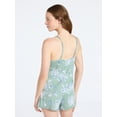thumbnail image 3 of Joyspun Women’s Dreamy Soft Collection Lace Trim Knit Cami and Shorts Set, Sizes XS-3X, 3 of 5