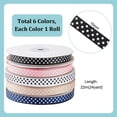 thumbnail image 2 of HAOAN 20Yards Blue Sky White Clouds Ribbon 1 Inch Wide Sky Clouds Polyester Ribbon 0.3mm Thick White and Blue Decorative Ribbon, 2 of 6