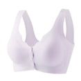 thumbnail image 2 of Women's Fashionable And Casual Non Wired Front Buckle Vest Style Bra, 2 of 4