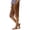 Z16Coffee, variant on Womens Linen Pants 2026 Knee Length Cotton Capris Summer Straight Leg Loose Beach Bermuda Shorts with Pockets Saffron S