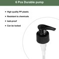 thumbnail image 4 of Uxcell 6Pcs Liter Pump Dispensers, 28/410 Universal Shampoo Container Pump, Black, 4 of 6