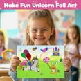 thumbnail image 2 of ZMLM Foil Art Kit for Kids - Arts Crafts Fun Mess Free Activity, Gifts for Ages 4 5 6 7 8 9 Girls Boys, Crafts for Kids Creative Birthday Easter Basket Stuffers Gifts Toys (Unicorn), 2 of 9