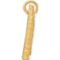 thumbnail image 3 of 14K Yellow Gold 3-D Polished Flute Charm (24 X 7) Made In United States xac342, 3 of 6