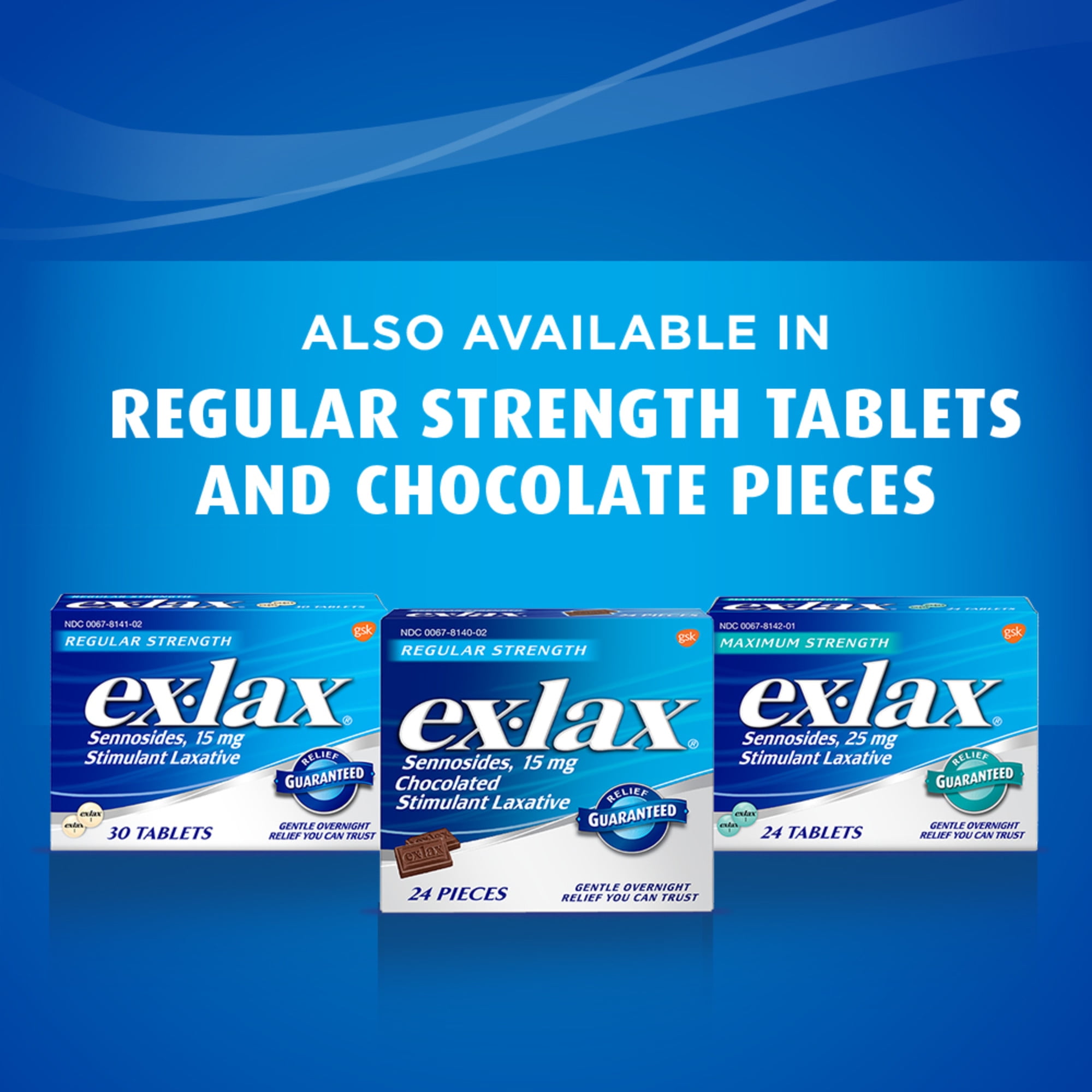 Ex-Lax Maximum Strength Stimulant Laxative Constipation Relief Pills for Occasional Constipation - 48 Count