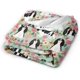 thumbnail image 2 of Manta personalizada con diseño de leopardo de Catahoula, para amantes de los perros, con flores y flores, suave y acogedora manta de vellón para sofá, cama, sala de estar, decoración de 50 x 40, 2 of 8