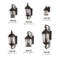 thumbnail image 2 of Hinkley Lighting 1898BK 20.75" Height 3-Light Lantern Outdoor Wall Sconce in Black from the Windsor Collection, 2 of 5