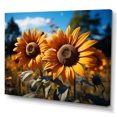 thumbnail image 2 of Designart "Sunflowers landscape Vibrant Yellow IV" Floral Canvas Art Print, 2 of 5