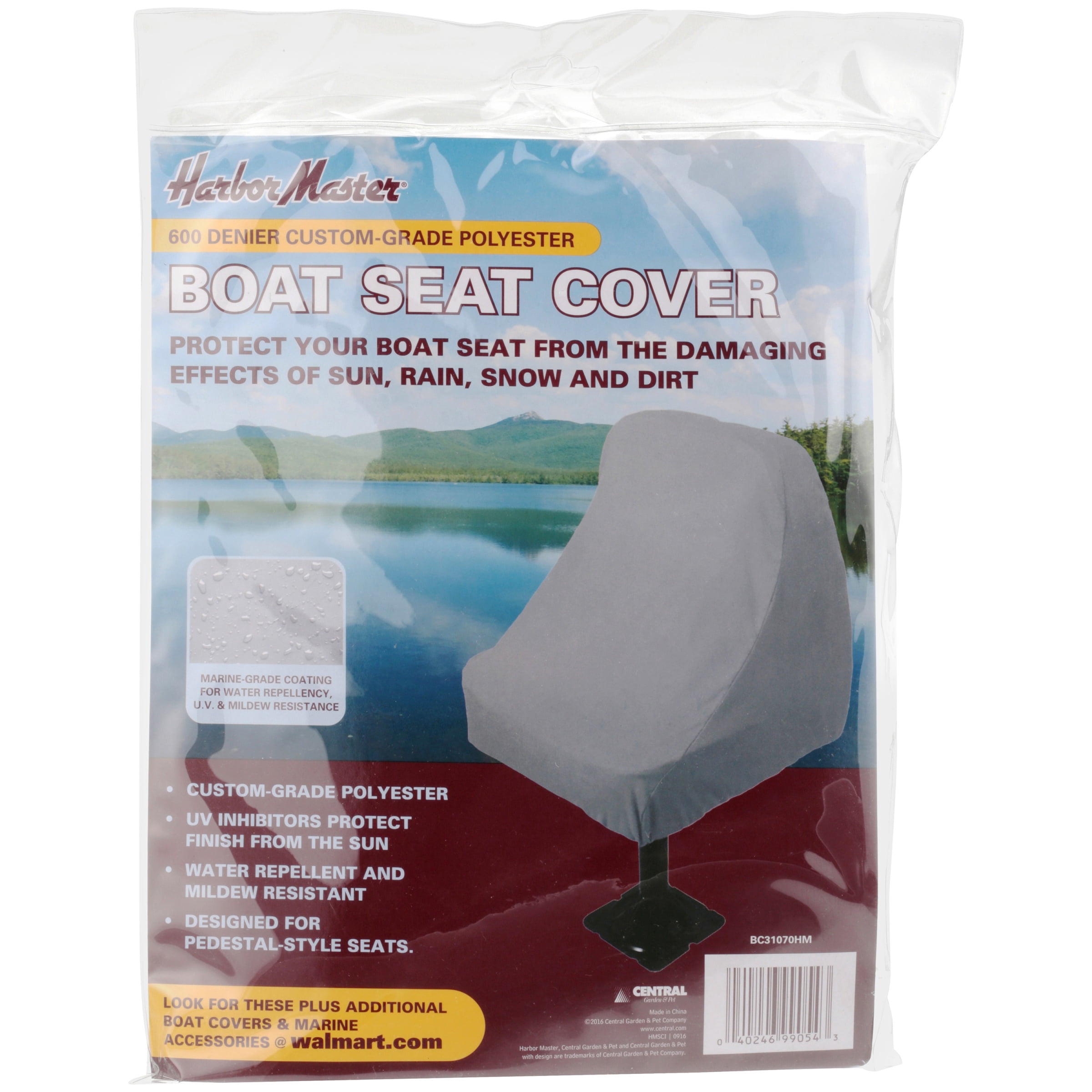 Harbor Master 600-Denier Polyester Seat Cover, Gray