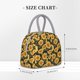 thumbnail image 2 of Balery Vintage Black Plaid Sunflower Bolsa de Almuerzo para Mujeres, Caja de Almuerzo, Bolsa de Almuerzo Pequeña Impermeable, Tote de Almuerzo Reutilizable con Gran Capacidad, 2 of 6