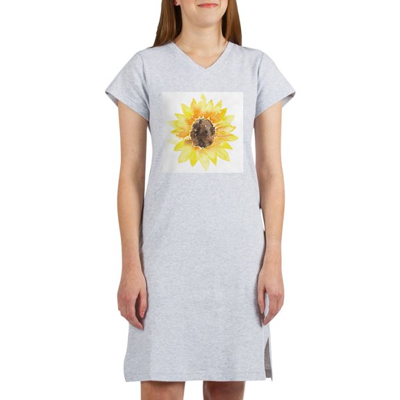 CafePress - Cute Yellow Sunflower T Shirt - Women's Nightshirt