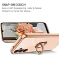 thumbnail image 5 of Compatible with Samsung Galaxy A14 5G Case, Galaxy A14 Case with 360 ° Rotatable Ring Holder Kickstand Car Mount Supported Electroplated Shockproof Phone Case for Samsung Galaxy A14 5G-Pink, 5 of 16
