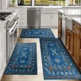 thumbnail image 6 of Kitchen Rugs Sets of 3 Non Slip Washable Kitchen Mats for Floor, Waterproof Kitchen Runner Rug, Floor Mat Carpet for Entryway, Laundry, Sink, Hallway, Bathroom, 6 of 12
