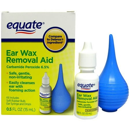 How do you remove hardened ear wax?