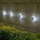 thumbnail image 4 of Toystoory El paso solar impermeable enciende la instalación fácil para las luces que acampan al aire libre de la seguridad al aire libre al Iluminación y accesorios luz blanca 4 piezas, 4 of 6