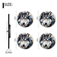 thumbnail image 2 of Non-Ticking Silent Wall Clocks with Quartz Movement,Battery Operated Analog Clock Modern Decor Clock for Home-Dog Portrait Friend Quote Painting(16inch), 2 of 4