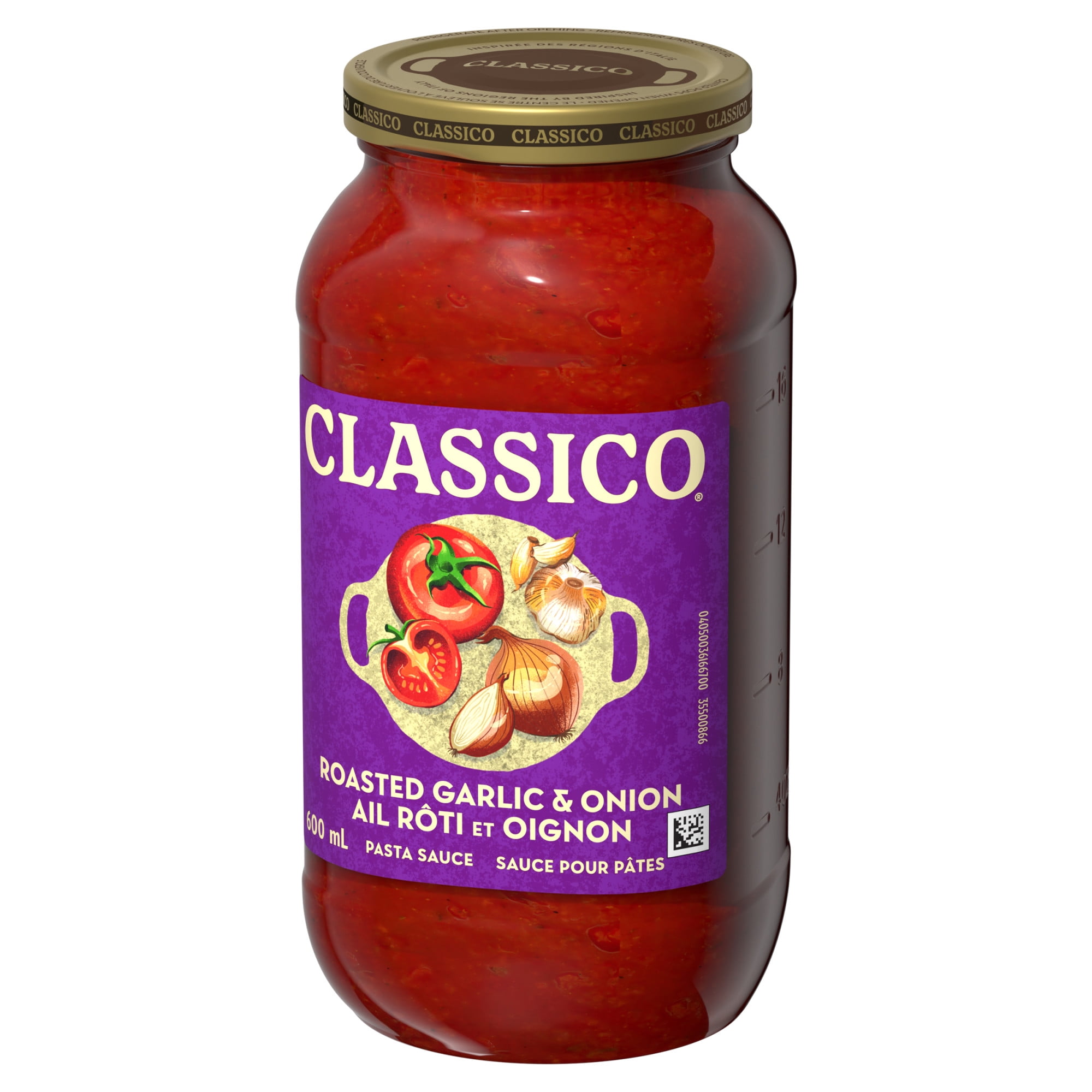 Classico Roasted Garlic & Onion Pasta Sauce, 600 mL Jar