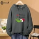 thumbnail image 1 of Drink Up Grinches Sudadera navideña Jersey de cuello redondo Mujer Algodón Sudadera con capucha de manga larga Envío gratis Ropa de calle de gran tamaño, 1 of 4