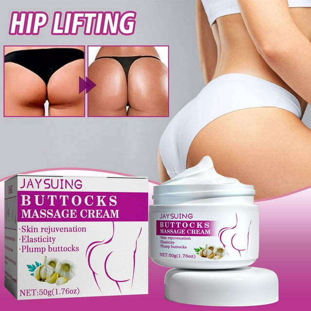 Crema Lifting de Cadera de Ajo | Reafirmante y moldeador de glúteos | Sweethearts Melocotón Potenciador S-Curves | Extracto de Ajo, Vitamina E, Hidratante | 50g | Elasticidad de la piel y apoyo al