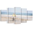 thumbnail image 2 of Smiling Senior Man Ride Bike - Impression sur Toile Paysage, 2 of 3