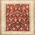 thumbnail image 1 of Ahgly Company Machine Washable Indoor Square Traditional Khaki Gold Area Rugs, 9' Square, 1 of 7