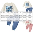 thumbnail image 2 of Boys 2 Piece Clothing Set Letter Print Pullover Sweatshirt and Joggers Funny Graphic Outfit for Toddler Kids 6 Months-3 Years, 2 of 3