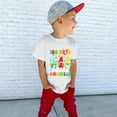 thumbnail image 6 of Coerni 100 Days Of School Letter Graphic Shirt for Toddler Boys Girls, Kids Happy 100th Day School Soft Cotton Tee Tops, 6 of 8