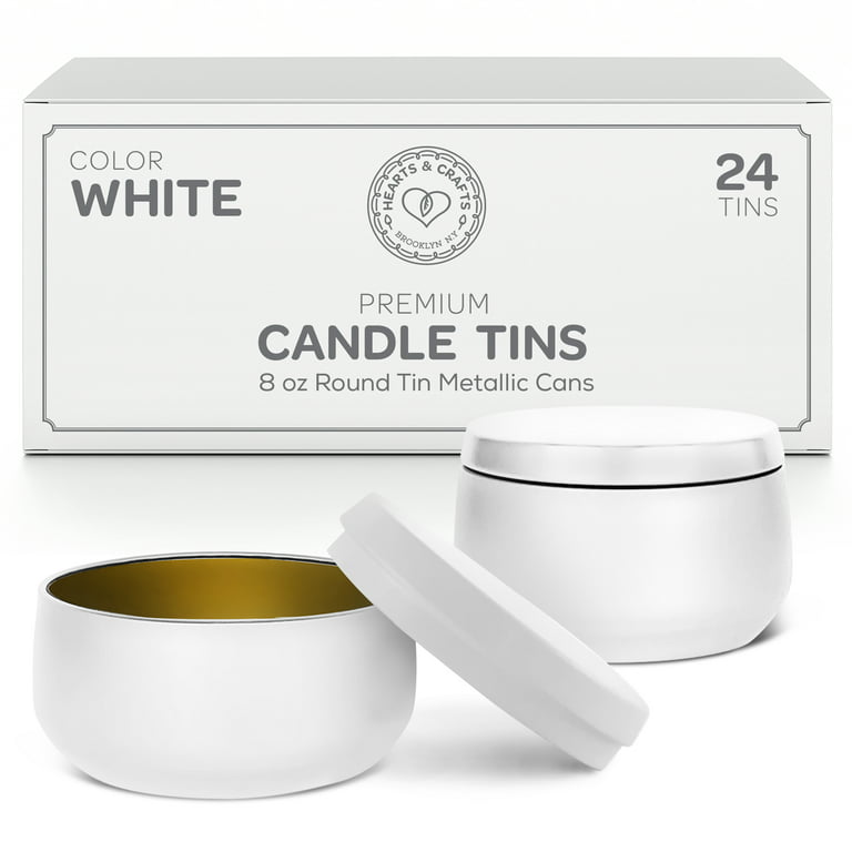 Candle Tins - 8 oz - ULINE - Carton of 36 - S-23467