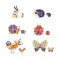 thumbnail image 2 of mideer My First Puzzle Artistic Garden Animals 6-in-a-box 26 Pieces - Toddler Educational Learning STEM Toy, 2 of 9
