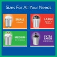 Great Value 13Gallon Flap Tie Tall Kitchen Trash Bags, 85 Bags