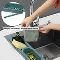 thumbnail image 2 of Égouttoir d'Évier Extensible Panier de Rangement Multifonction pour Cuisine Maison, 2 of 5