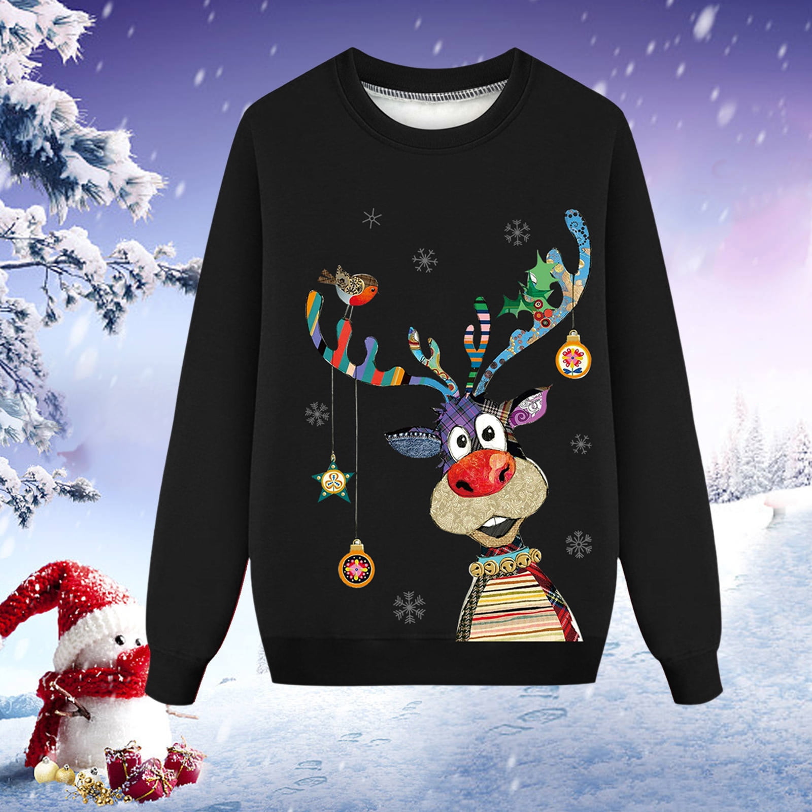 christmas sweatshirt womens uk